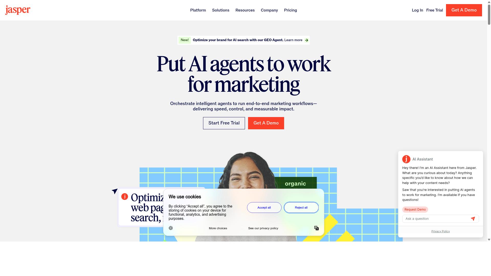 Jasper website